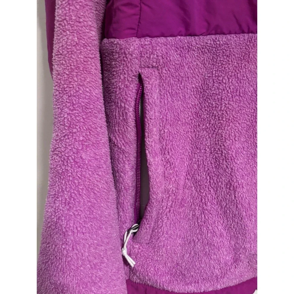 The North Face Denali Purple Two Tone Sherpa Fleece Jacket Gorpcore Granola L